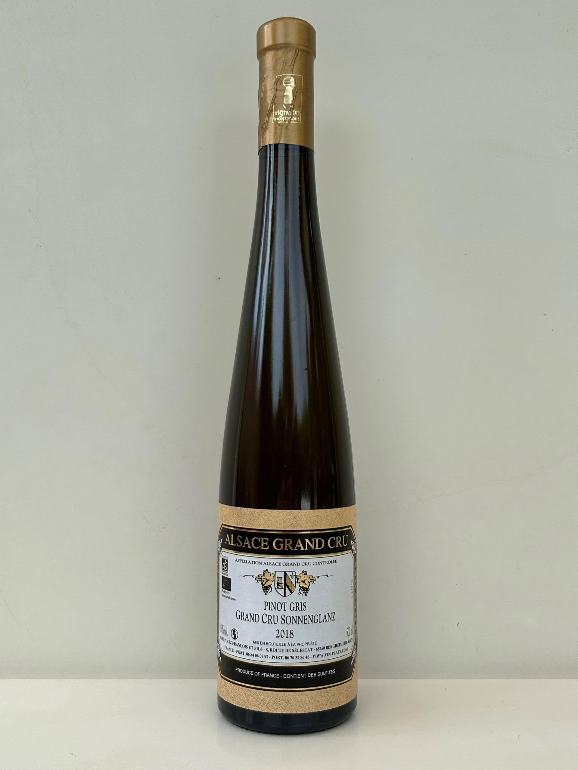 Pinot gris Sonnenglanz de Beblenheim