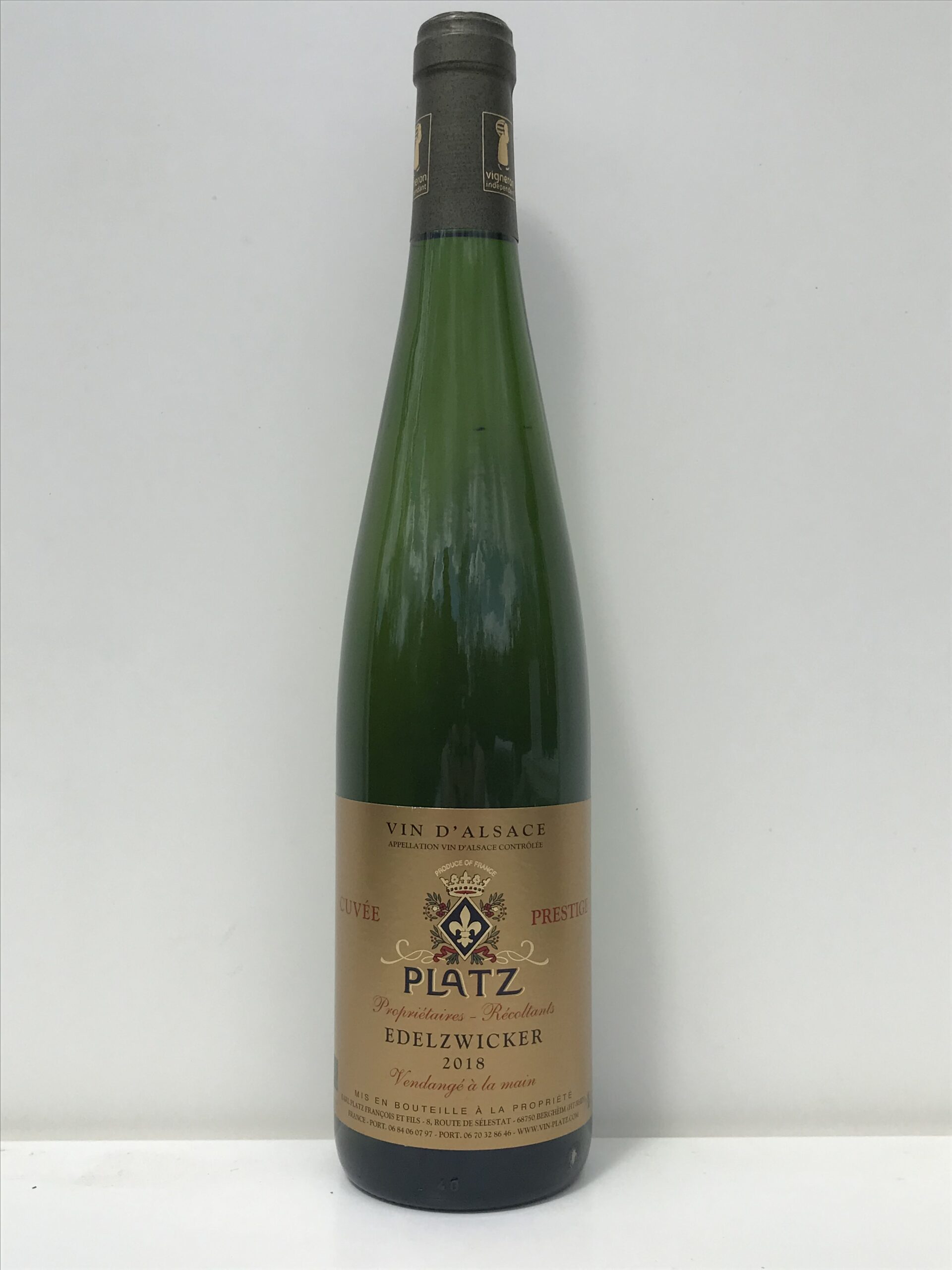 Edelzwicker Cuvée prestige Vin Platz François et Fils